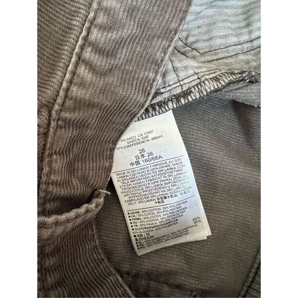 Gap 1969 dark brown corduroy skirt 26 - Picture 2 of 5